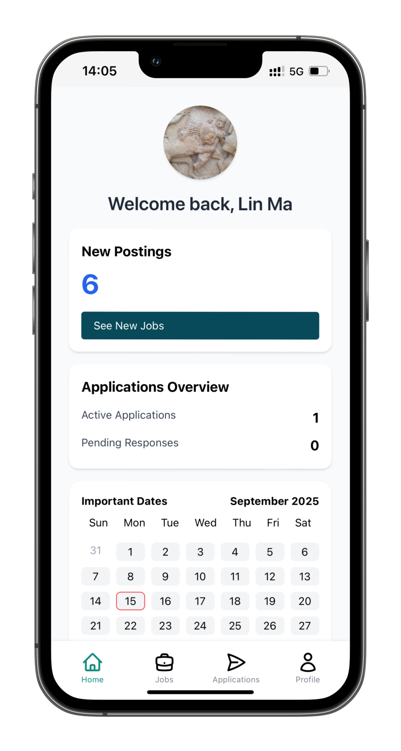Student Home Page
