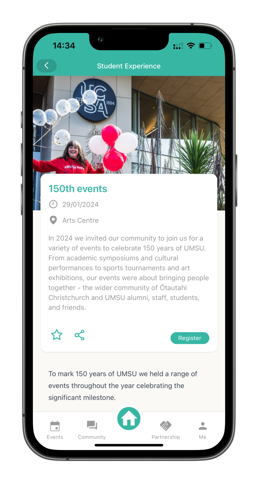 Key Event Page