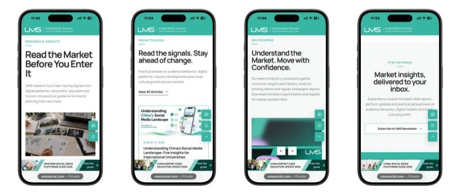 A Closer Look at the UMS Website: Insights — Read the Market Before You Enter It